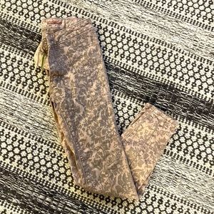 Anthropologie pattern jeans